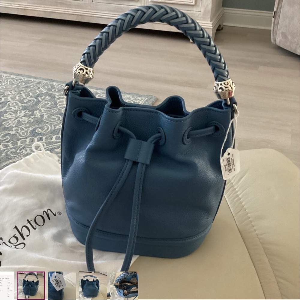 Brighton Blue Bellita Bucket Bag NWT